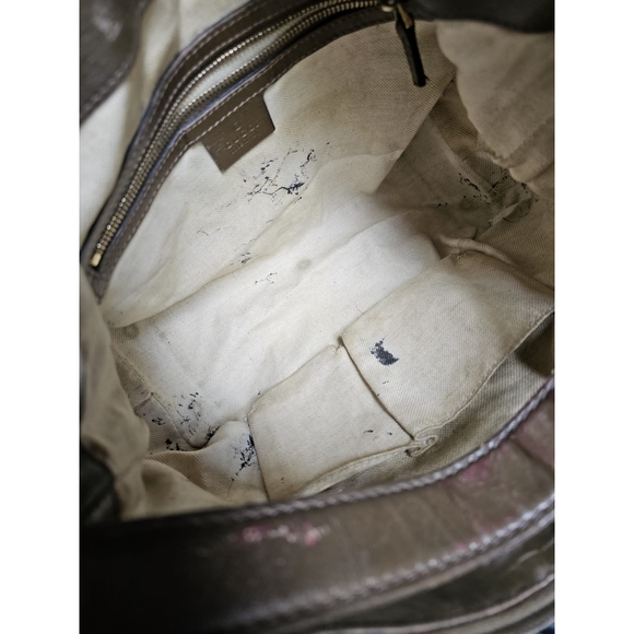 Gucci Metallic Monogram Heart Bit Hobo Bag - Picture 15 of 15